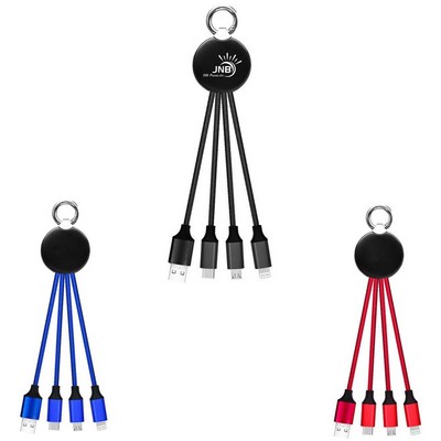 3" 1 Charging Cable Keychain
